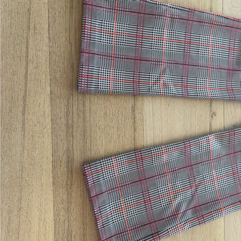 SPANX Red and Black Patterned Pants - image 6